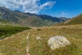 Landscape view of Kackar Mountains in Rize, Turkey. Royalty Free Stock Photo