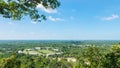 Landscape view from Khao ito mountain.Prachin Buri,Thailand