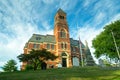 Landscape view of Kingston`s City Hall building, located on Broadway in the center of the city. It