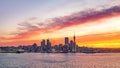 Landscape of Auckland, North Island, New Zealand