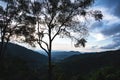 Landscape view and layers mountain at rural area chiangmai. Royalty Free Stock Photo