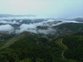 Landscape view of Long Tom Pass in a misty morning, Sabie, South Africa