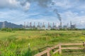 Landscape view of Maemoh power plant Royalty Free Stock Photo