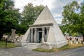 Landscape view of the Mausoleum of Egbert Ludovicus Viele at the West Point Cemetery Royalty Free Stock Photo