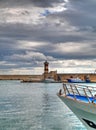 Landscape view of Monopoli seaport. Apulia. Royalty Free Stock Photo