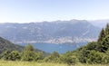 Landscape view from Monte San Primo Royalty Free Stock Photo