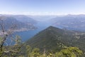 Landscape view from Monte San Primo Royalty Free Stock Photo