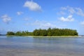 Motutapu islet Muri Lagoon Rarotonga Cook Islands Royalty Free Stock Photo