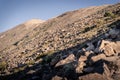 Landscape view of mountains in the morning near Quandary Peak. Royalty Free Stock Photo