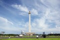 Landscape view of National Monument Park in Jakarta