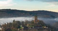 Landscape view over Dillenburg to the Wilhelmsturm