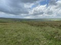 Lancashire landscape, looking over the moors near, Wycoller, Colne, UK Royalty Free Stock Photo