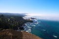 Landscape view of the Pacific Northwest, USA beach, aerial view Royalty Free Stock Photo