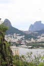 Landscape view from Parque Municipal da Catacumba, Rio de Janeiro, Botafogo, South America, Brazil