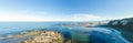 Landscape view from the Point Kean Viewpoint, Kaikoura New Zealand. Royalty Free Stock Photo