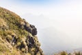 Landscape view from view point at Phu Chi Fa mountain national park Chiang Rai, Thailand Royalty Free Stock Photo