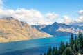 Landscape view from the Queenstown Skyline, New Zealand