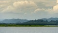 Landscape view of reservoir area of Prasae Reservoir.