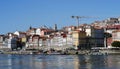 Landscape view of the Ribeira district, Porto, Portugal