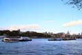 River Thames, London, United Kingdom and St Paul`s Cathedral