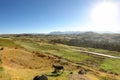 Landscape view from a road near Cuzco, Peru.