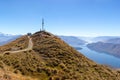 Landscape view from Roys Peak on Lake Wanaka , South Island, New Zealand