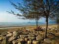 The landscape view of Samroiyod beach Royalty Free Stock Photo