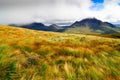 Landscape view of Scottish highlands in Inverpolly area Royalty Free Stock Photo
