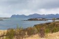 View of Senja Island near Hamn Royalty Free Stock Photo