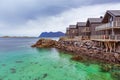 View of Senja Island near Hamn Royalty Free Stock Photo