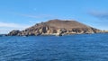 Landscape view of The Sept-iles mountain by the sea under blue sky