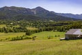 Landscape view at Seyne les Alpes Royalty Free Stock Photo