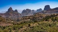 Landscape view of the Simien Mountains National Park in Northern Ethiopia Royalty Free Stock Photo