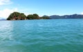 Landscape view of small Island in sea