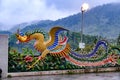 Landscape view of Sun Moon Lake  famous landmark at Nantou  Taiwan Royalty Free Stock Photo