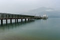 Landscape view of Sun Moon Lake  famous landmark at Nantou  Taiwan Royalty Free Stock Photo