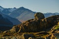 Landscape view taken during a walk in the park Los Glaciares National Park. Autumn in Patagonia, the Argentine side