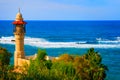 Landscape view from Tel Aviv coastline, Israel Royalty Free Stock Photo