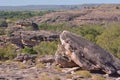 Ubirr rock art site in Kakadu National Park Northern Territory of Australia Royalty Free Stock Photo