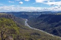 Unzimkulwana River Flowing Through Winter Vegatation Lined Valle