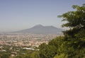 Landscape view of the Vesuvio