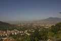 Landscape view of the Vesuvio