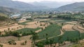 Landscape view of the a village in swat valley, khyber pukhtunkhwa