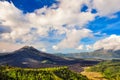 Landscape view of volcano mount Gunung Batur, Kintamani, Bali Royalty Free Stock Photo