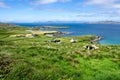 Landscape view in West Kerry, Beara peninsula in Ireland Royalty Free Stock Photo
