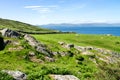 Landscape view in West Kerry, Beara peninsula in Ireland Royalty Free Stock Photo