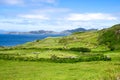 Landscape view in West Kerry, Beara peninsula in Ireland Royalty Free Stock Photo