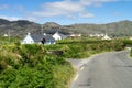 Landscape view in West Kerry, Beara peninsula in Ireland Royalty Free Stock Photo