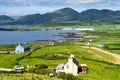 Landscape view in West Kerry, Beara peninsula in Ireland Royalty Free Stock Photo