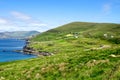 Landscape view in West Kerry, Beara peninsula in Ireland Royalty Free Stock Photo